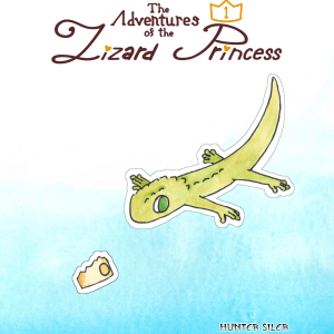 Cover art of volume 1 of The Adventures of the Lizard Princess